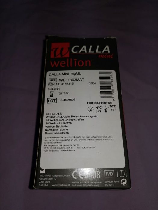 Глюкомер Wellion Calla