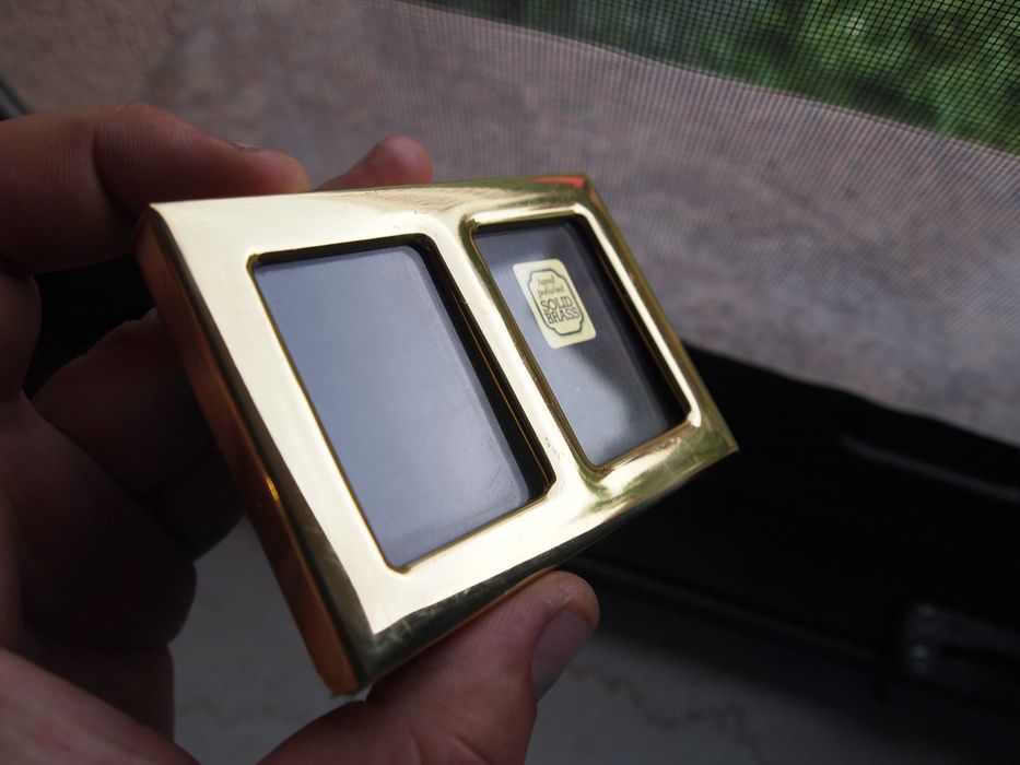 Rama foto Solid Brass, anii 70 - Made in USA