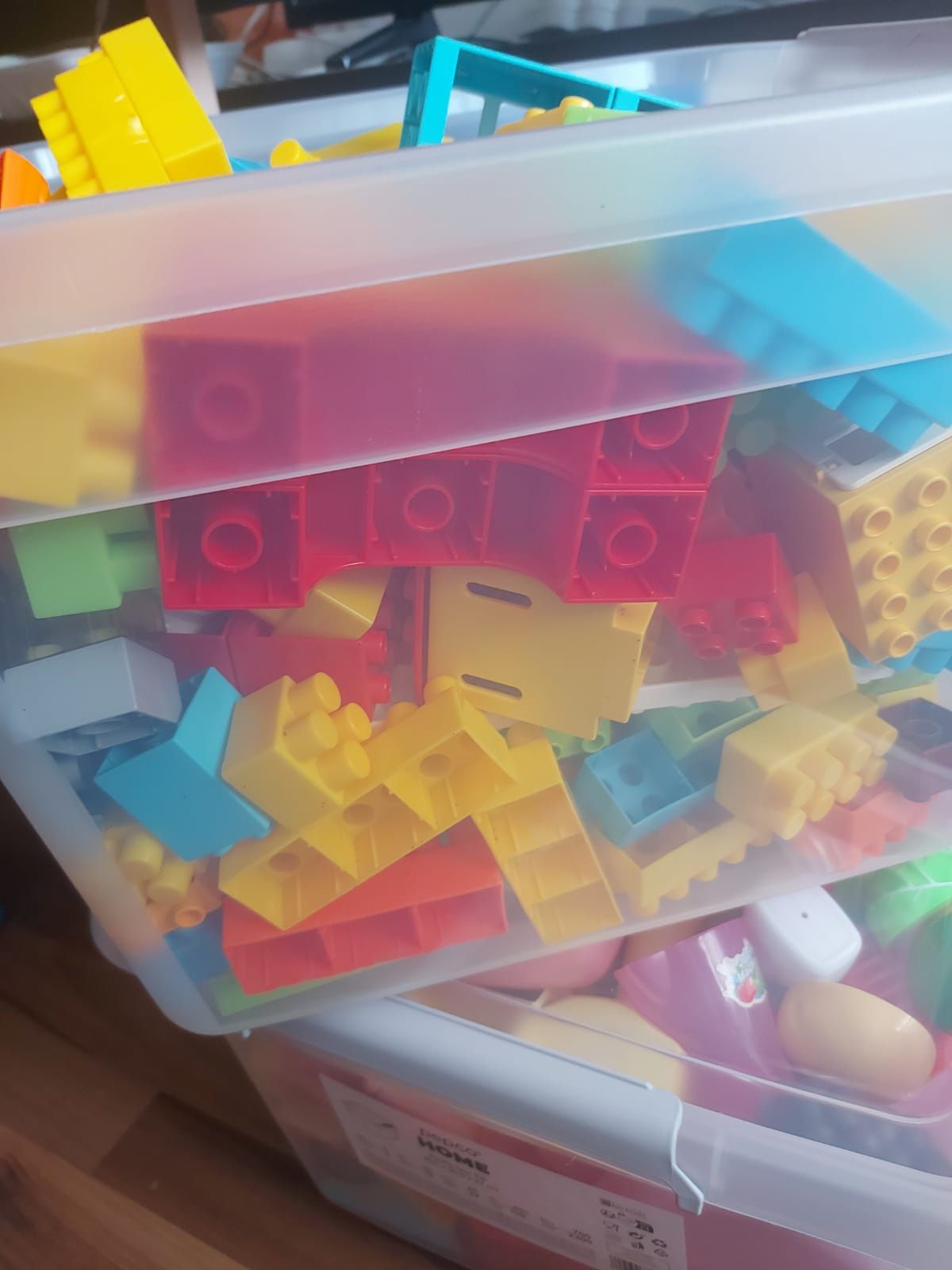 Lego duplo și alte piese plastic constructie