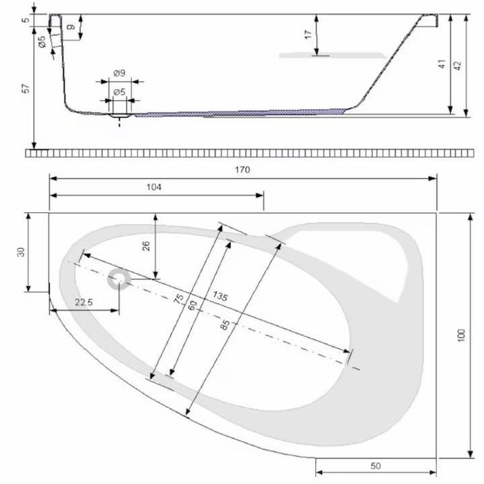 Cada de baie Belform