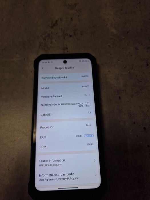 Telefon Blackview BV8900 camera termala 8gb ram 256gb