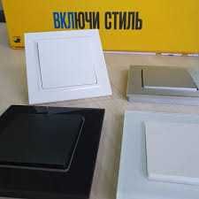 IEK BRITE розетки и выключатели