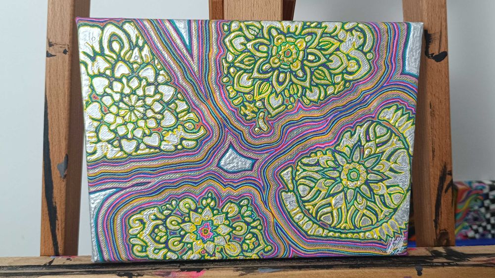 Tablou unicat, panza pe sasiu