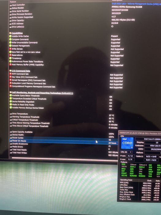 Dell Precision 5570 15,6 4K i7-12800 RTX A1000