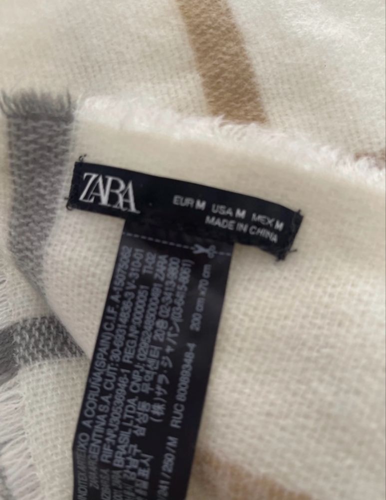 Fular gros Zara nepurtat