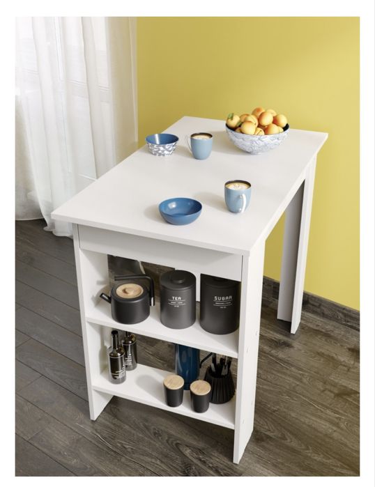 Стол белый, 91*54*76, ДСП, ЛДСП,