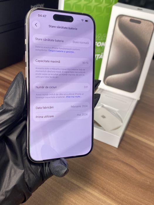 iPhone 15 Pro • 128 GB • Natural Titanium