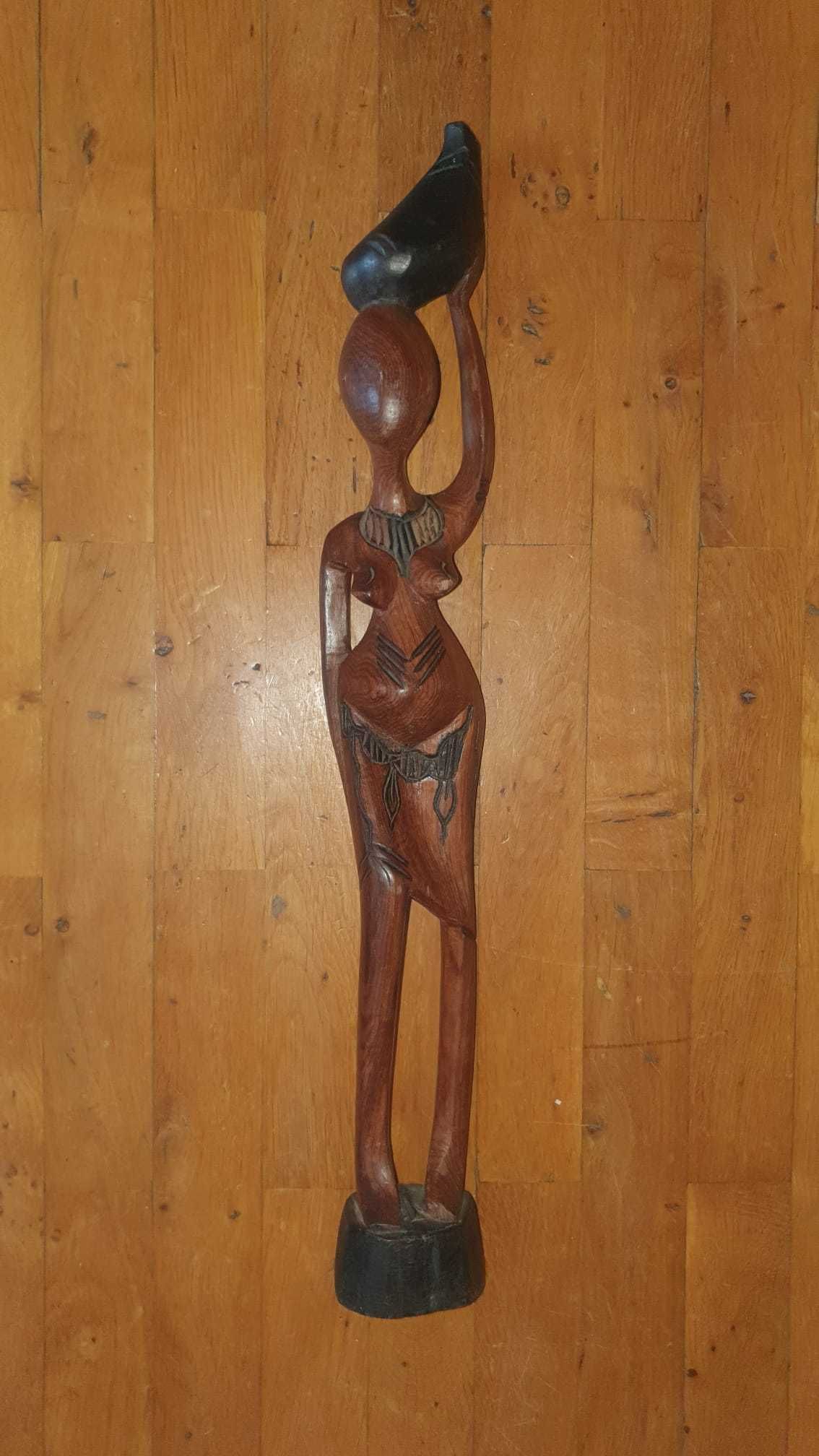 Sculptura statueta din lemn