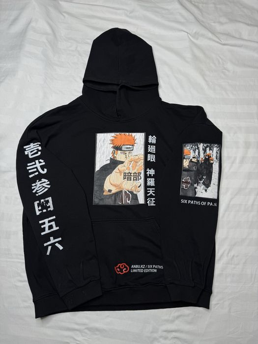 Толстовка оверсайз Pain из аниме Naruto
