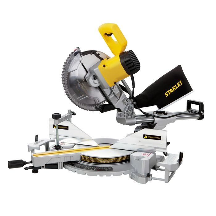 Настолен циркуляр с герунг + работна маса STANLEY SM1800, 254mm, 1800W
