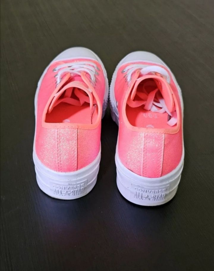 Кецове Converse All Stars Pink полу платформи