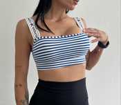 Дамско бюстие Tommy Hilfiger, синьо и бяло /S, M, L/