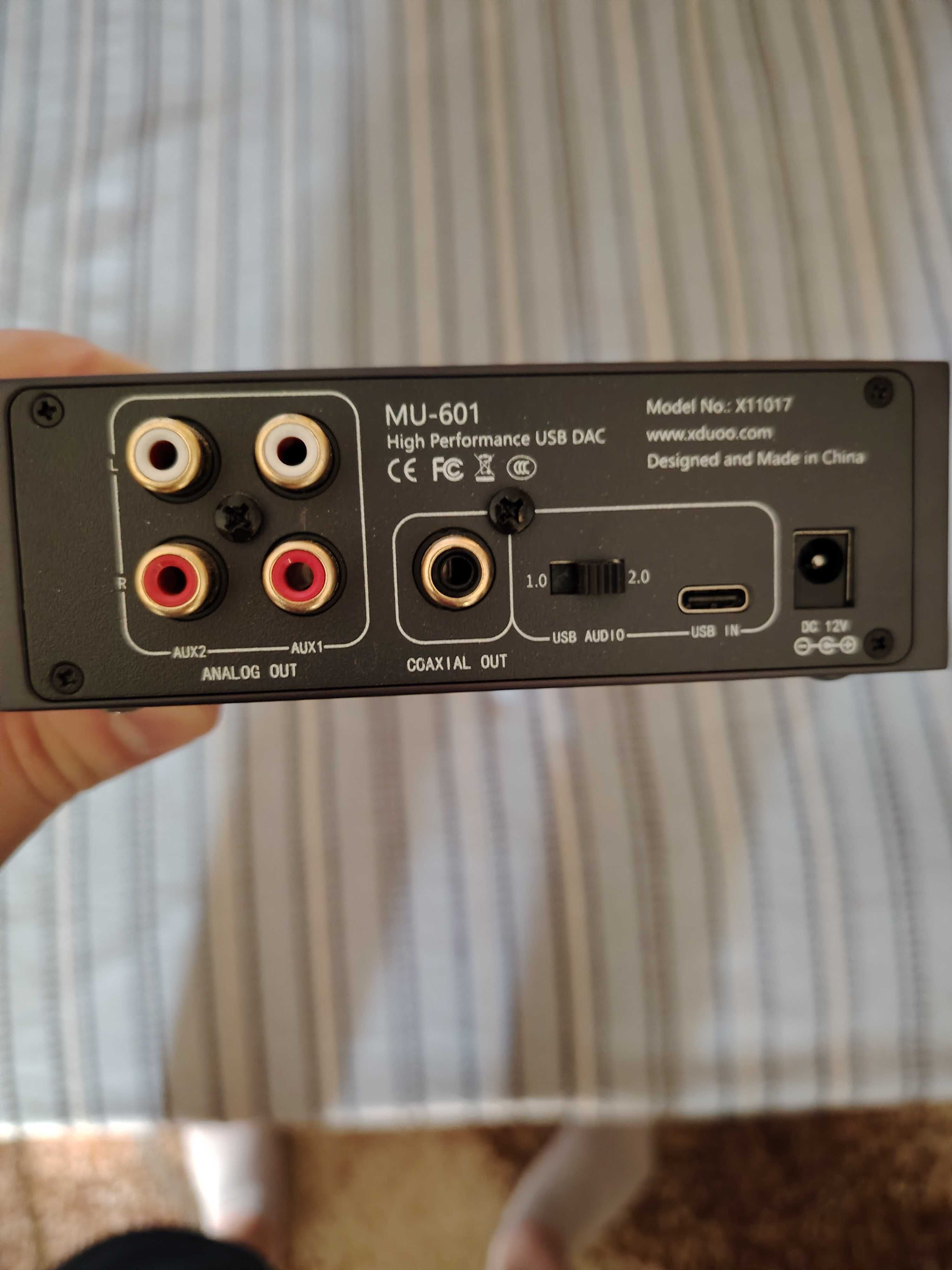 Продавам Xduoo MU-601 Hi-Fi DAC и ADC интерфейс в магазинно състояние
