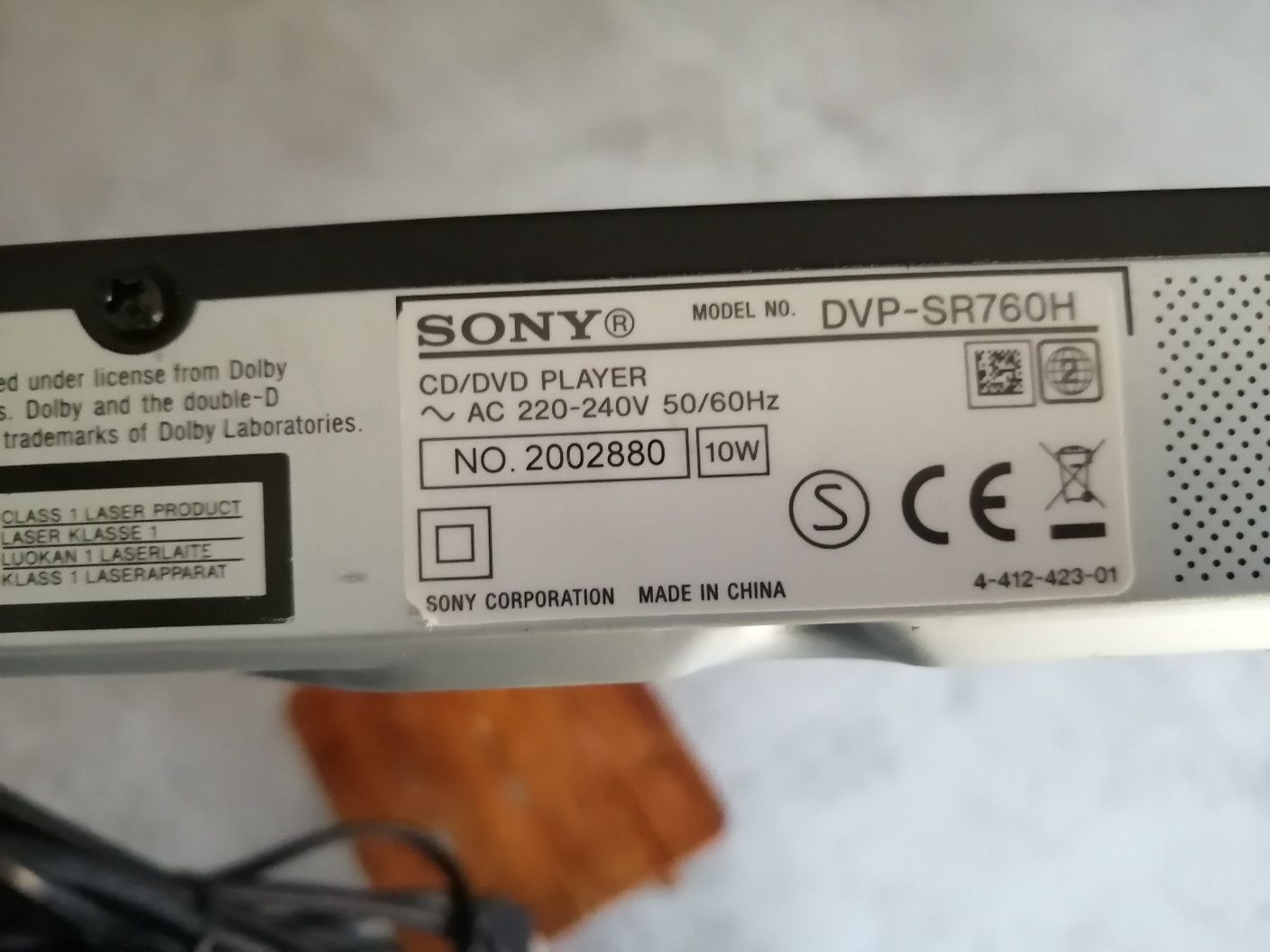 Vând dvd  player folosit