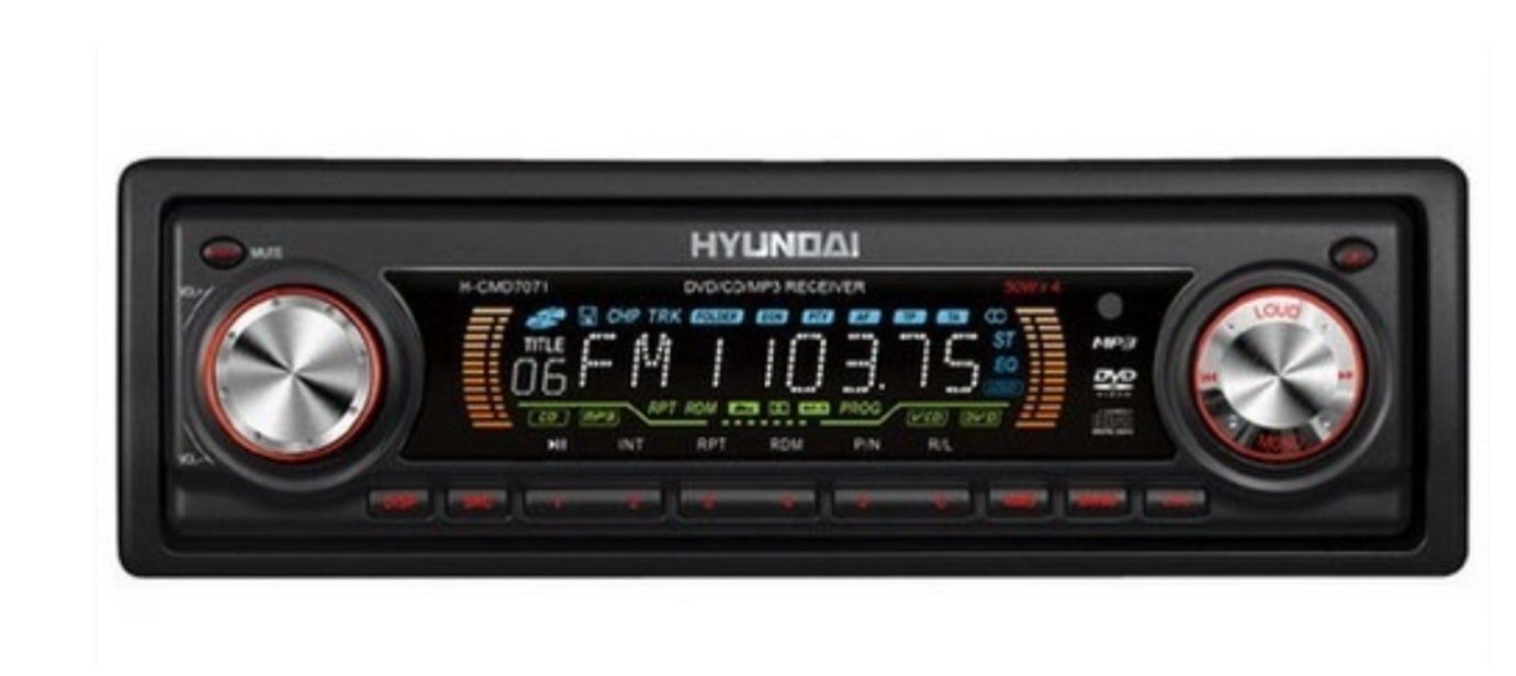 Б/У: автомагнитола Hyundai H-CMOTETE DVD/CD/MP3-ресивер.