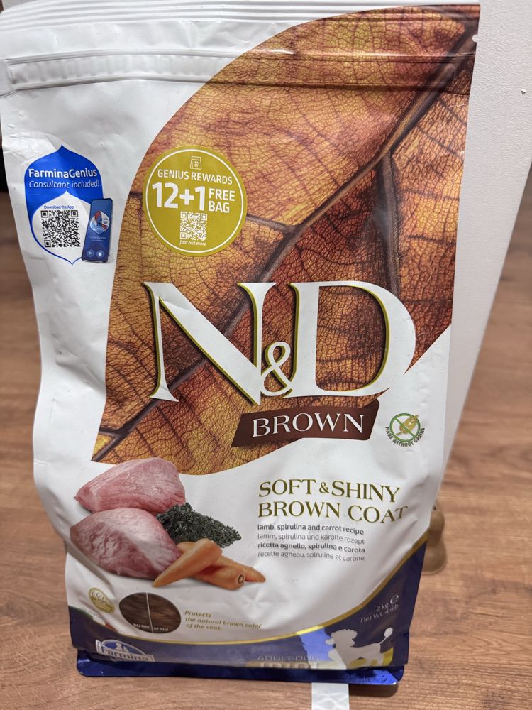 N&D Brown кучешка храна за пудел