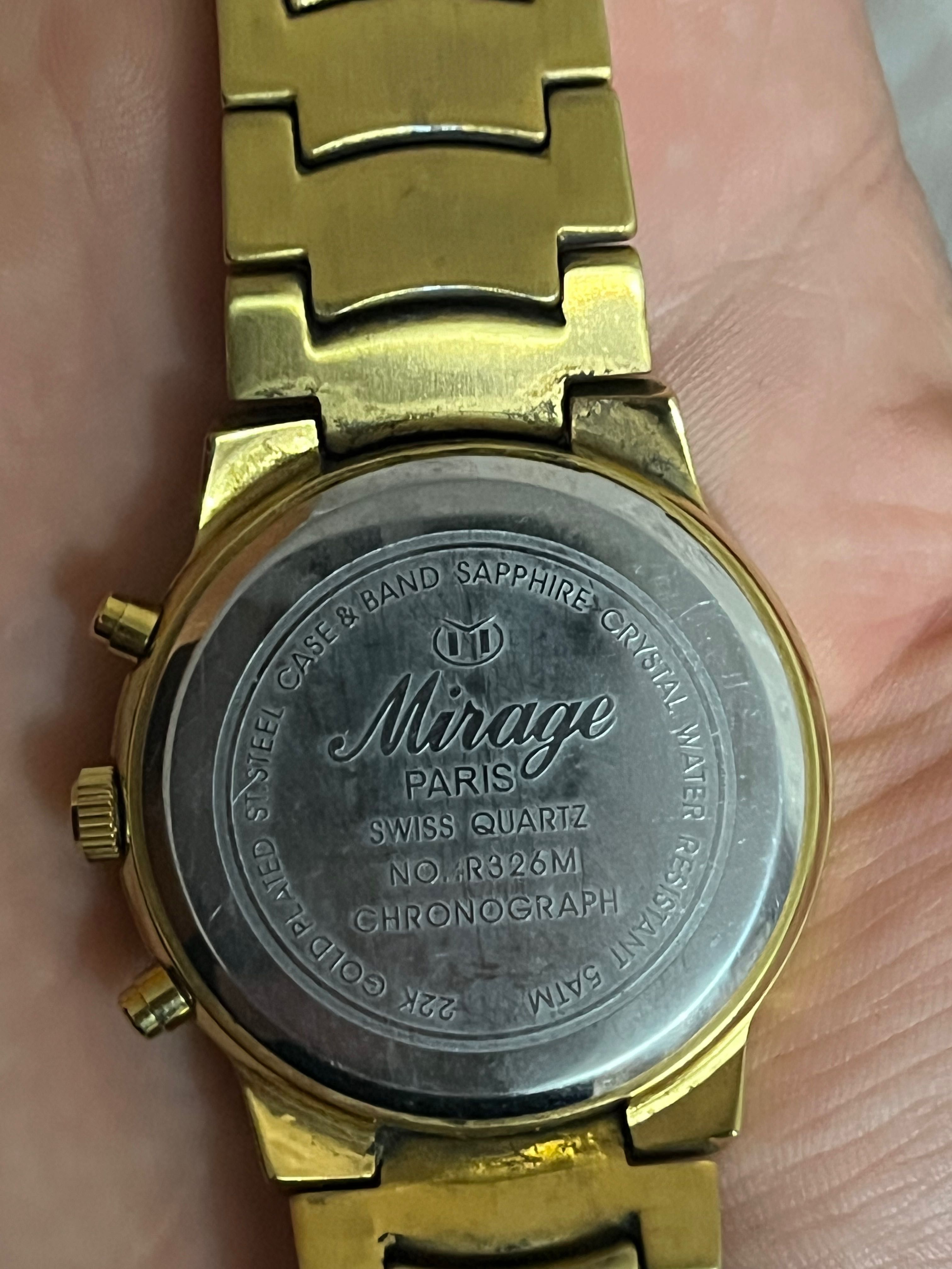 Часы, Mirage Paris Chronograph/ без застежки, мужские