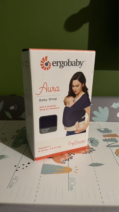 Слинг ergobaby aura тъмно син