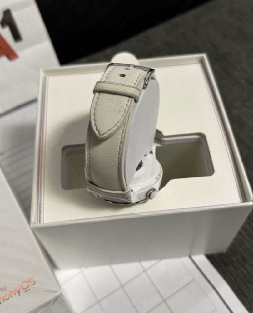 41mm Huawei watch GT 3 Pro Гаранция A1 2025г Ceramic White Leather GT3