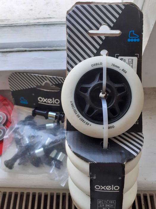 Roți role Oxelo,rulmenți,șuruburi.