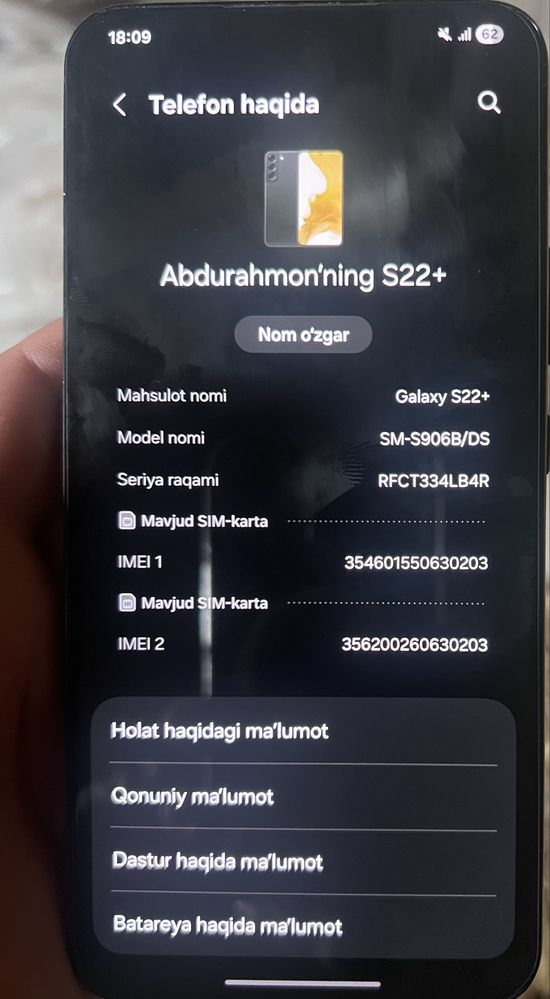 Samsung s22 plus