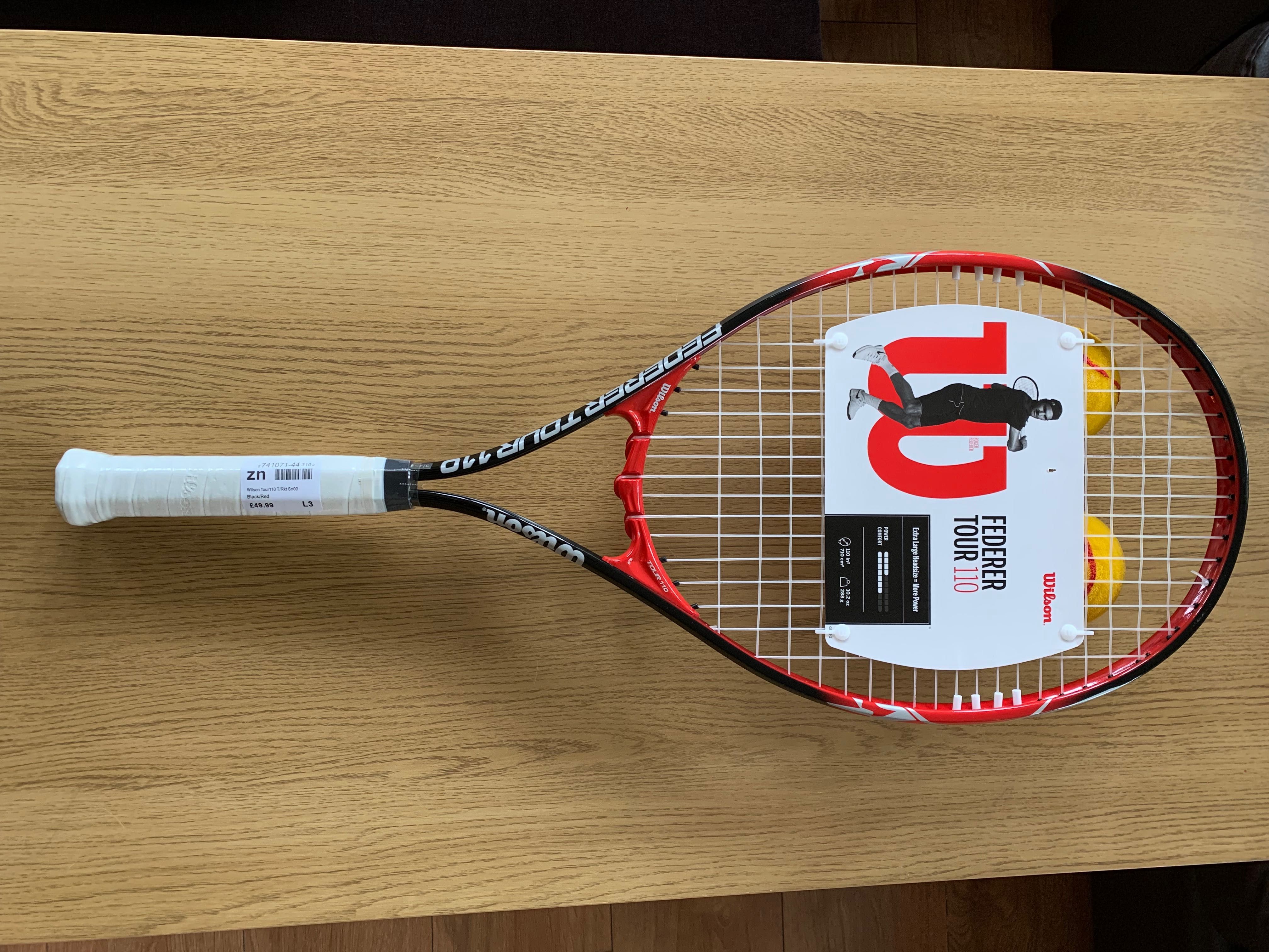 Тенис ракети WILSON FEDERER TOUR 110