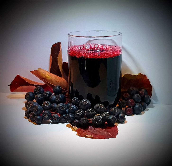 Suc de aronia 2025 din fructe bio( plantație certificată ecologic)