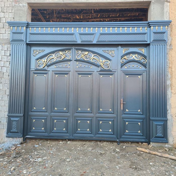 Darvoza ворота qalin materialdan yasaladi