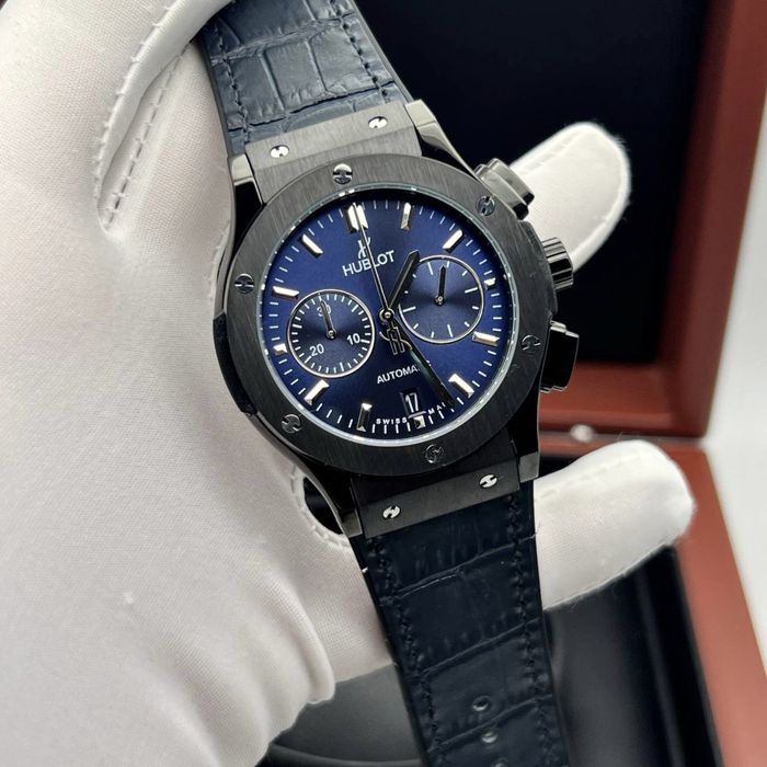 Ceas hb classic fusion blue dial 45,mm