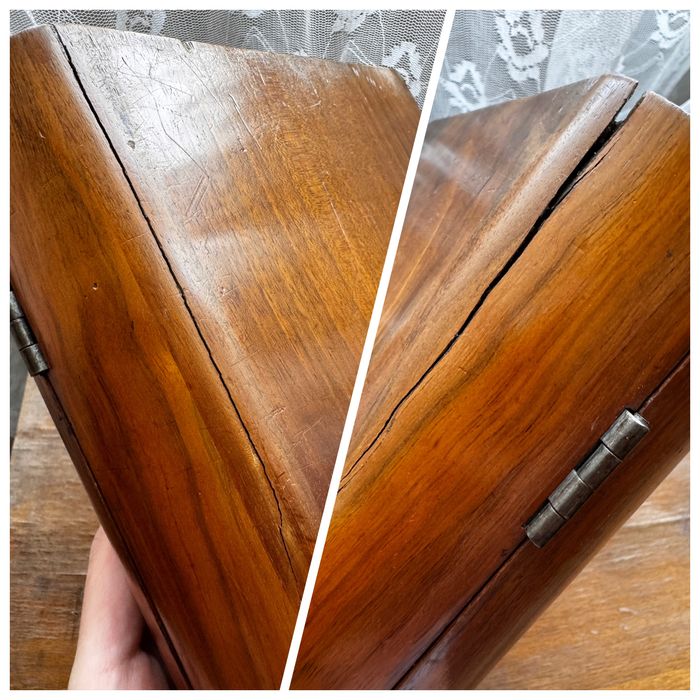 Cutie bijuterii din lemn in forma de carte