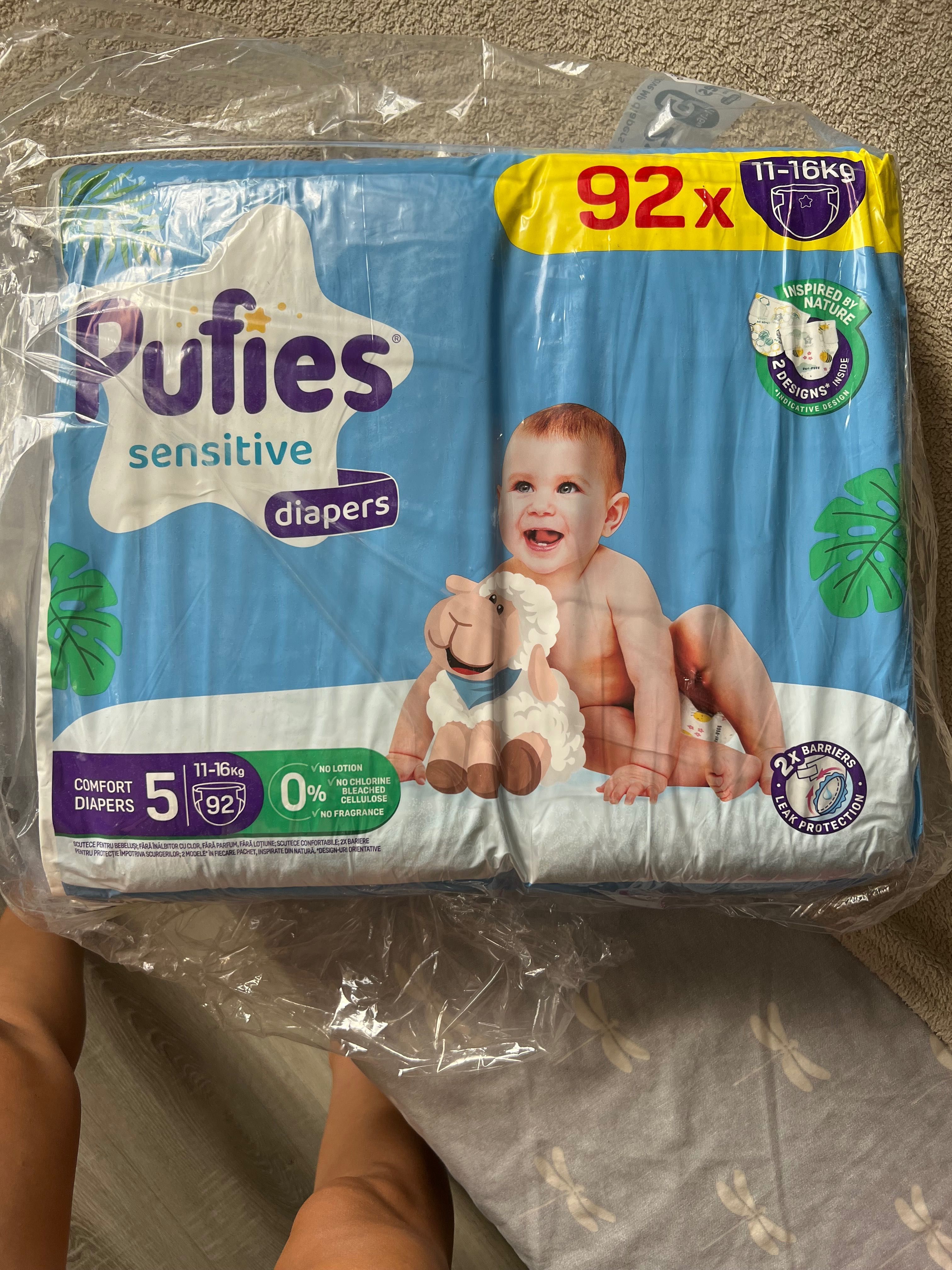 Памперси Pufies 92 броя, размер 5