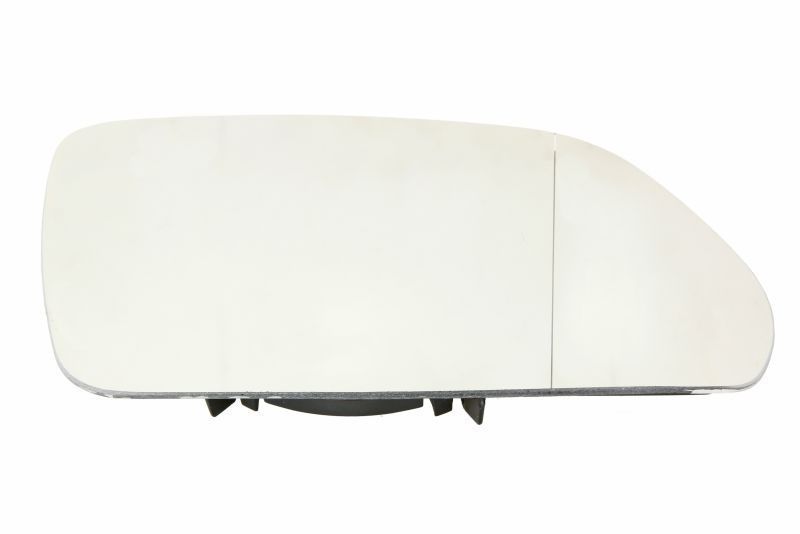 Geam oglinda exterioara cu suport fixare Skoda Octavia Ii/Tour 2 (1z3/1z5), 06.2004-2008, Polo (9n3), 04.2005-08.2009, partea Dreapta, sticla convexa; geam cromat, Aftermarket