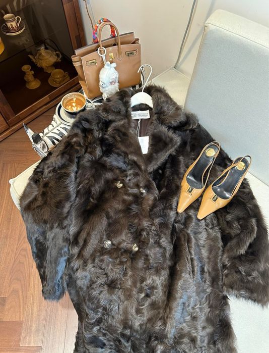 BRUNELLO CUCINELLI Женская шуба из меха лисы