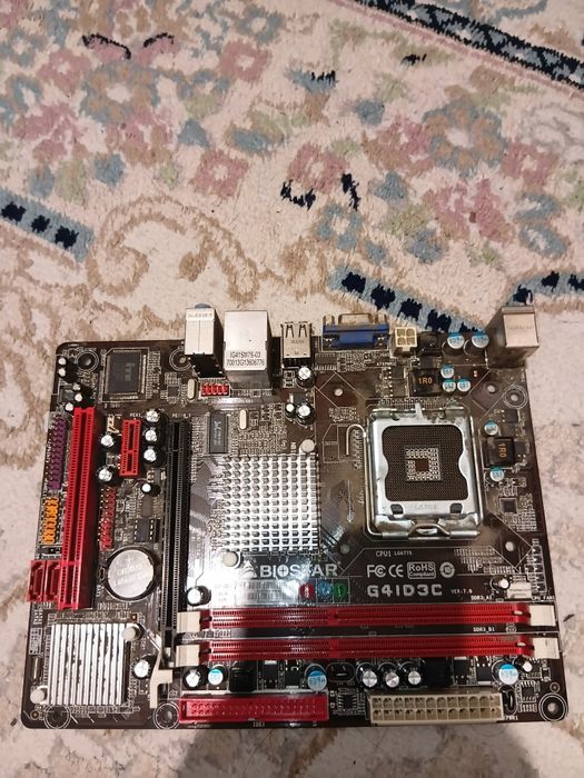 Материнская плата от biostar