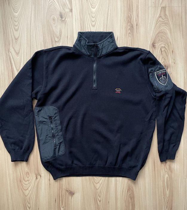 PAUL & SHARK Yachting/мъжка вълнена блуза/фланела 2XL