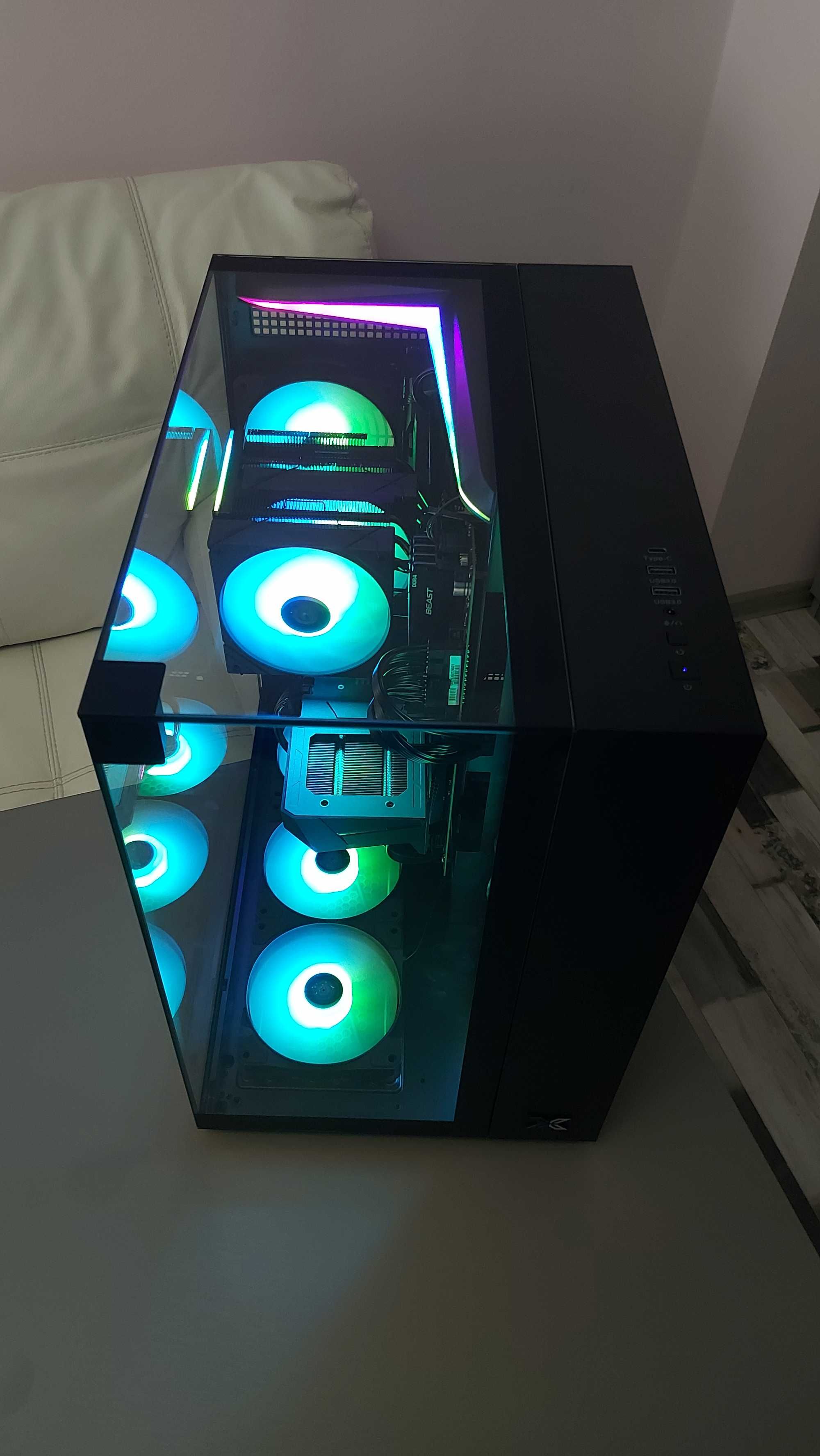 Геймърски компютър Ryzen 5 5500 / RTX 3060 Ti / 32GB RAM DDR4