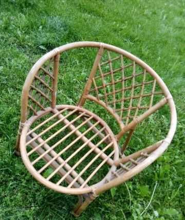 Шезлонг единичен бамбук