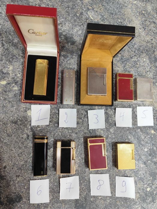 Оригинални запалки Дюпонт и Картие