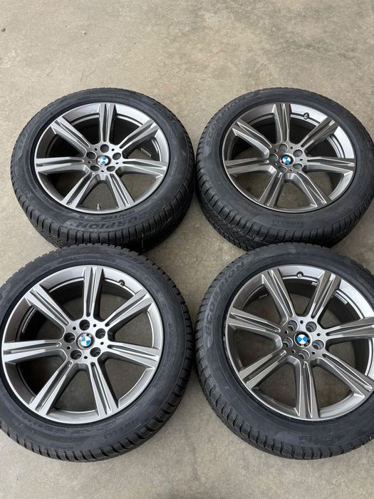 Vând jante originale BMW G05-G06 pe 20” cu anvelope de iarnă noi
