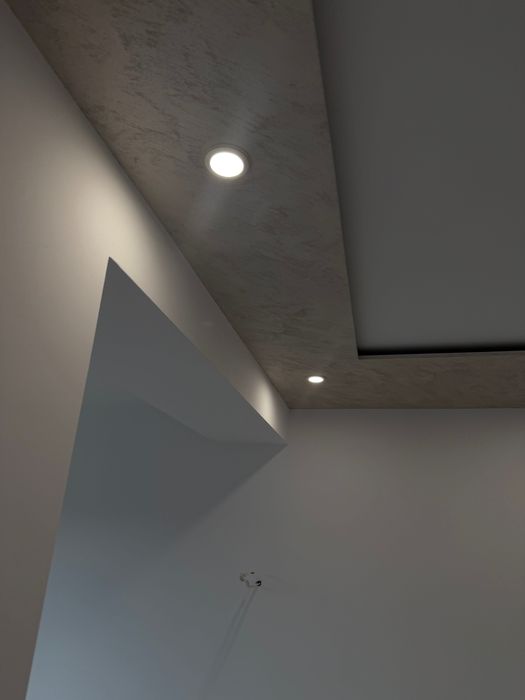 LED вграден плафон Inspire Ufo – бяло, 4000K, 8.2 см