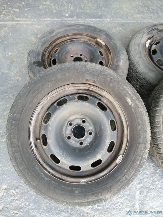 Jante de otel cu cauciucuri 195/65 r15 VOLKSWAGEN BORA 1J2 1998 - 2013 1J0601027Q