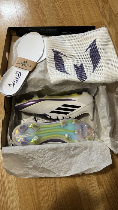 Ghete fotbal Adidas F50 Messi Elite FG, 42 (26,5 cm)