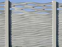 Gard din placi de beton-diferite modele