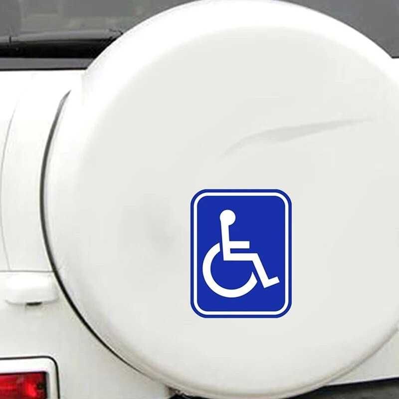 Sticker Persoane cu handicap / dizabilitati / Autocolant / Semn