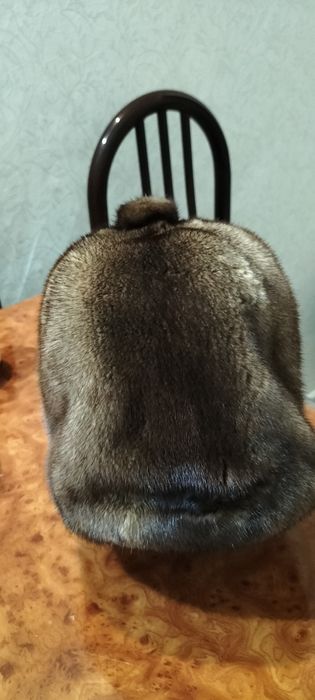 Норковая женская шапка