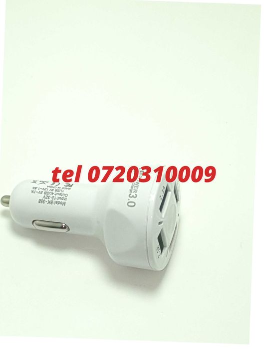 Superfastcharge Incarcator Auto Cu Patru Porturi Usb Partycharge