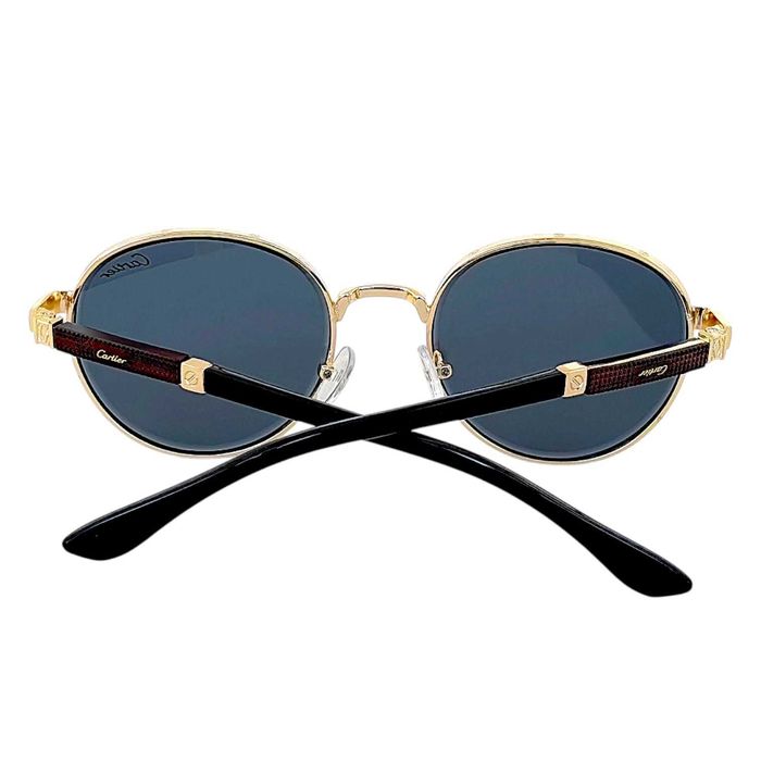 Cartier ROUND Унисекс слънчеви очила 2026 с кръгли стъкла UV400 Защита