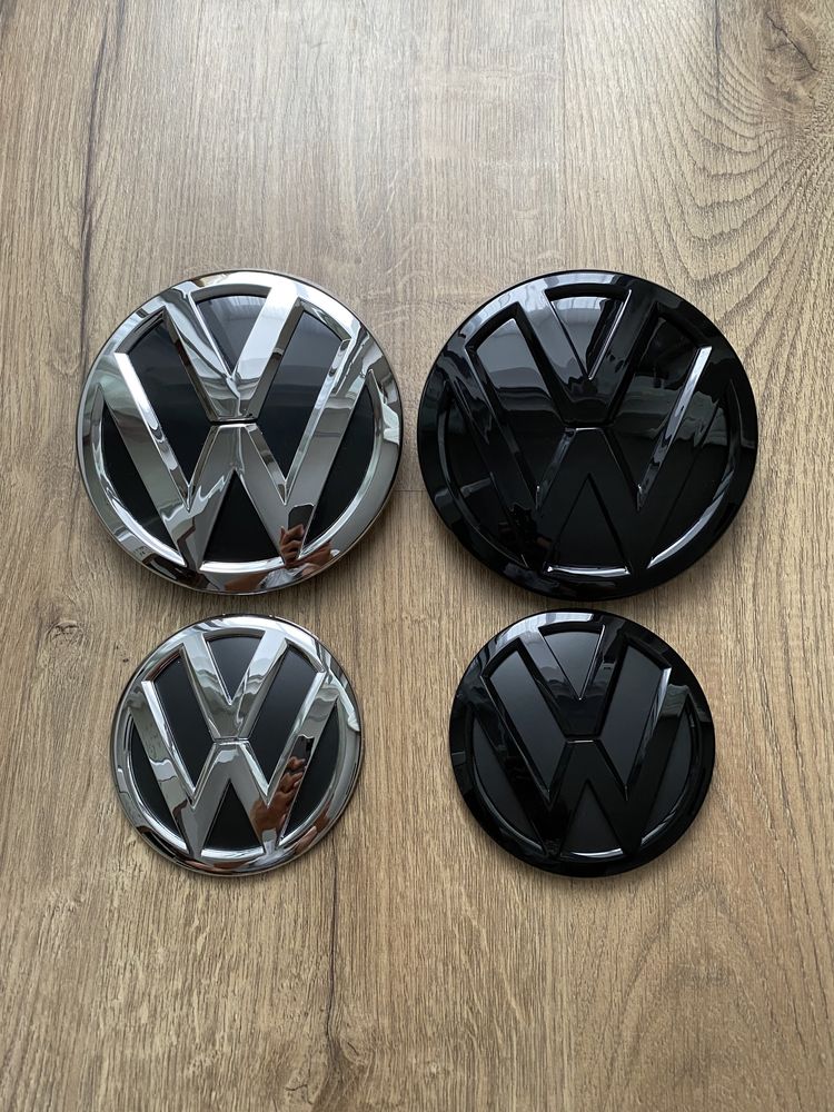 Emblema Semn Negru Grila Bara Fata Haion Spate Vw Tiguan Polo 6c 6r