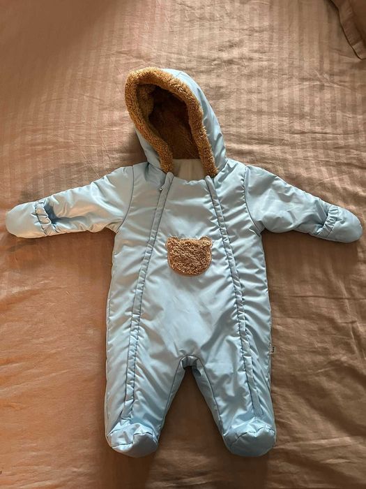 Rainy Бебешки космонавт Пухено мече 56 - 86 см, син