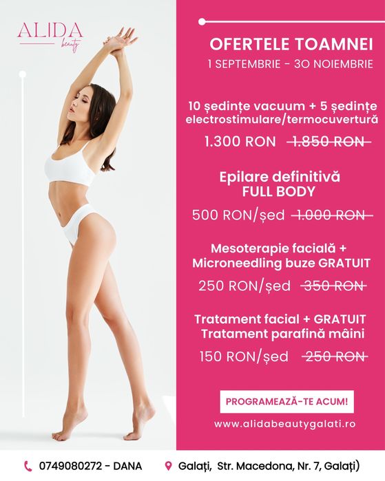 Epilare definitiva si tratamente cosmetice